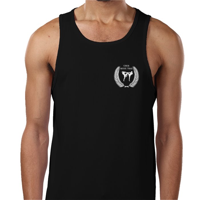 Maillot noir logo devant