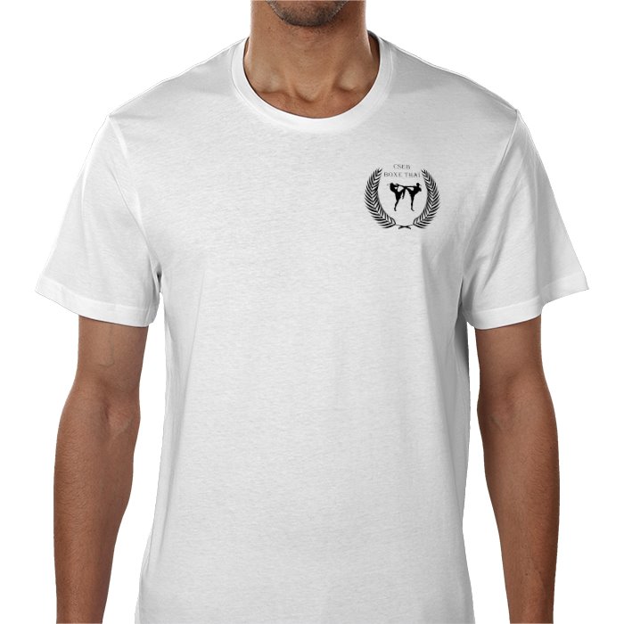 T shirt blanc logo devant