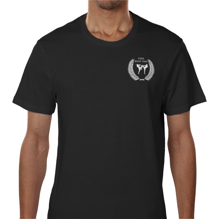 Tshirt noir logo devant 